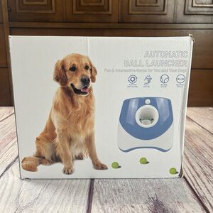 Automatic Dog Ball Launcher 10ft 20ft or 30ft Indoor Outdoor One Ball